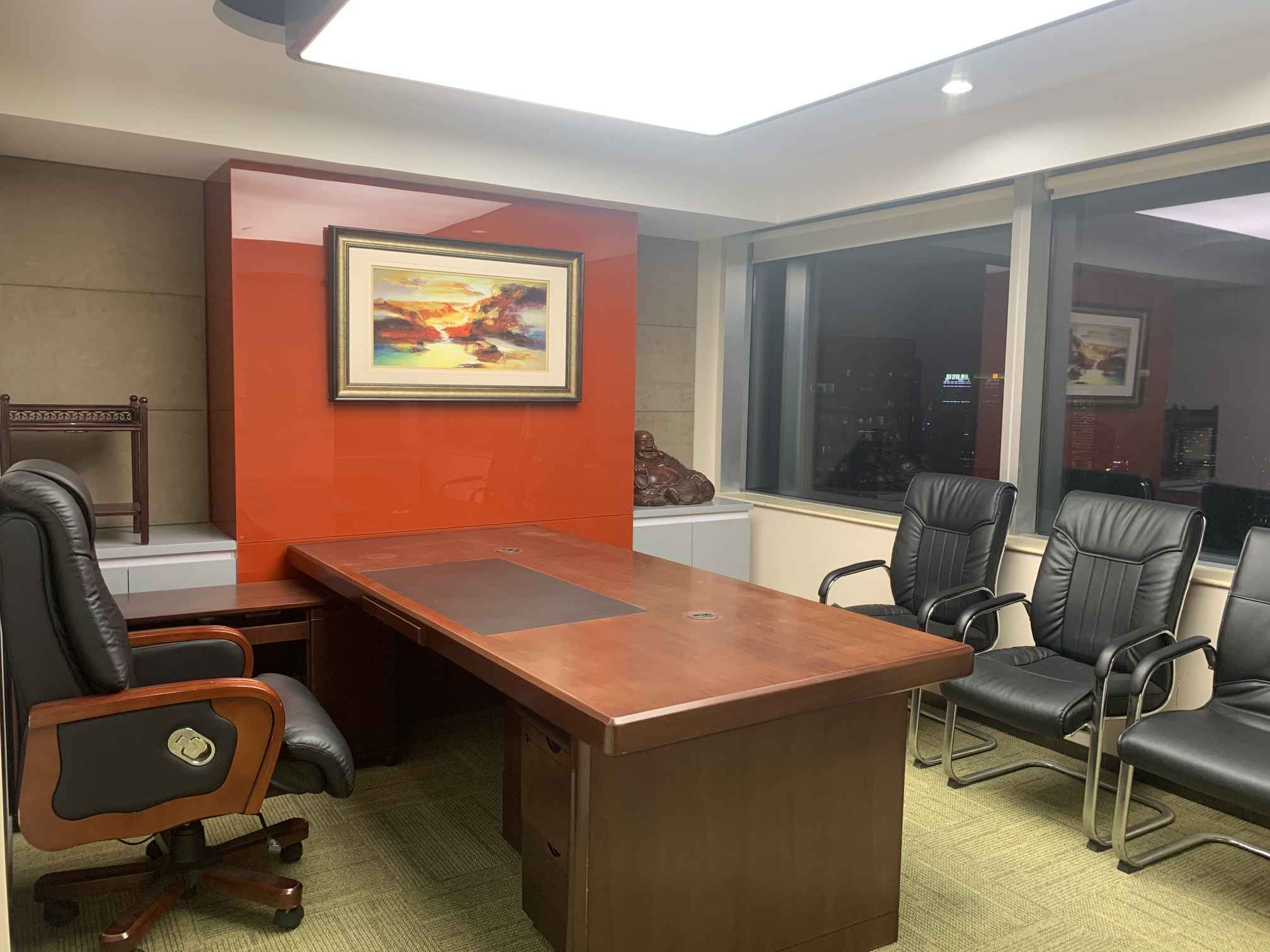黄浦区中港汇黄浦（长城金融大厦/上置金融大厦）出租586平米带遗留装修办公室