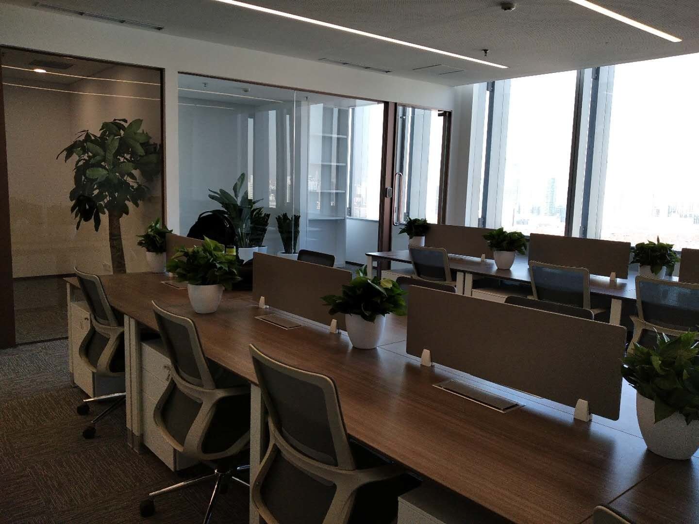 浦东新区东方金融广场出租248平米带装修家具办公室